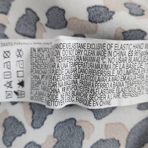 Forever 21 Asymmetrical Leopard Print Midi Skirt Size 3X Leopard Print Skirt - Picture 7 of 8